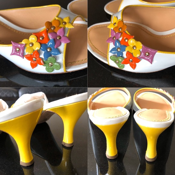 Authentic Louis Vuitton monogram floral mules - Picture 4 of 10